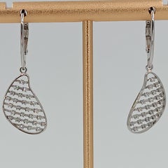 0.26 Carat Vs G Diamonds on 18 Carat White Gold Earrings