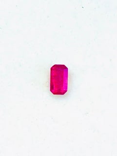 0.26 Ct ICA Certified Natural Red beryl bixbite Red Emerald Gemstone