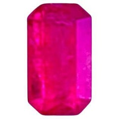 0.26 Ct ICA Certified Natural Red beryl bixbite Red Emerald Gemstone