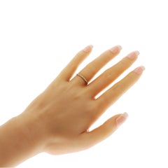 0.26 CT Natural Diamond 14K Yellow Gold Wedding 3/4 Band Ring Size 5