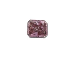 0.26ct Pink Diamond - Natural Loose Fancy Purple Pink Color GIA VS2 Radiant