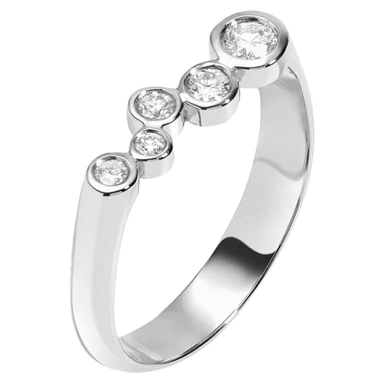 0.27 Carat Diamond 14 Karat White Gold Wedding or Engagement Ring