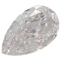 Diamant taille poire de 0,27 carat pureté SI1 certifié GIA