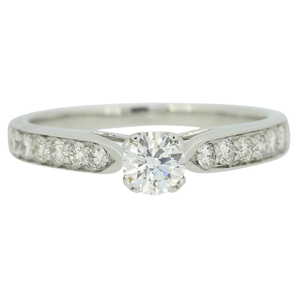 0.28 Carat Diamond Solitaire Engagement Ring