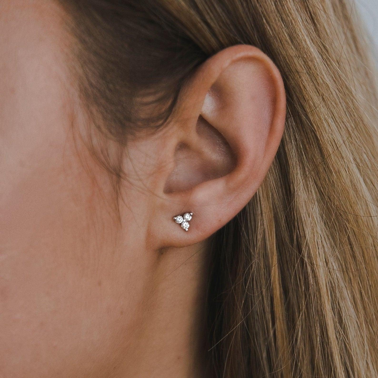 diamond earring size comparison