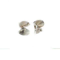 0,28 Karat Diamant Weißgold Art Deco inspirierte Ohrringe