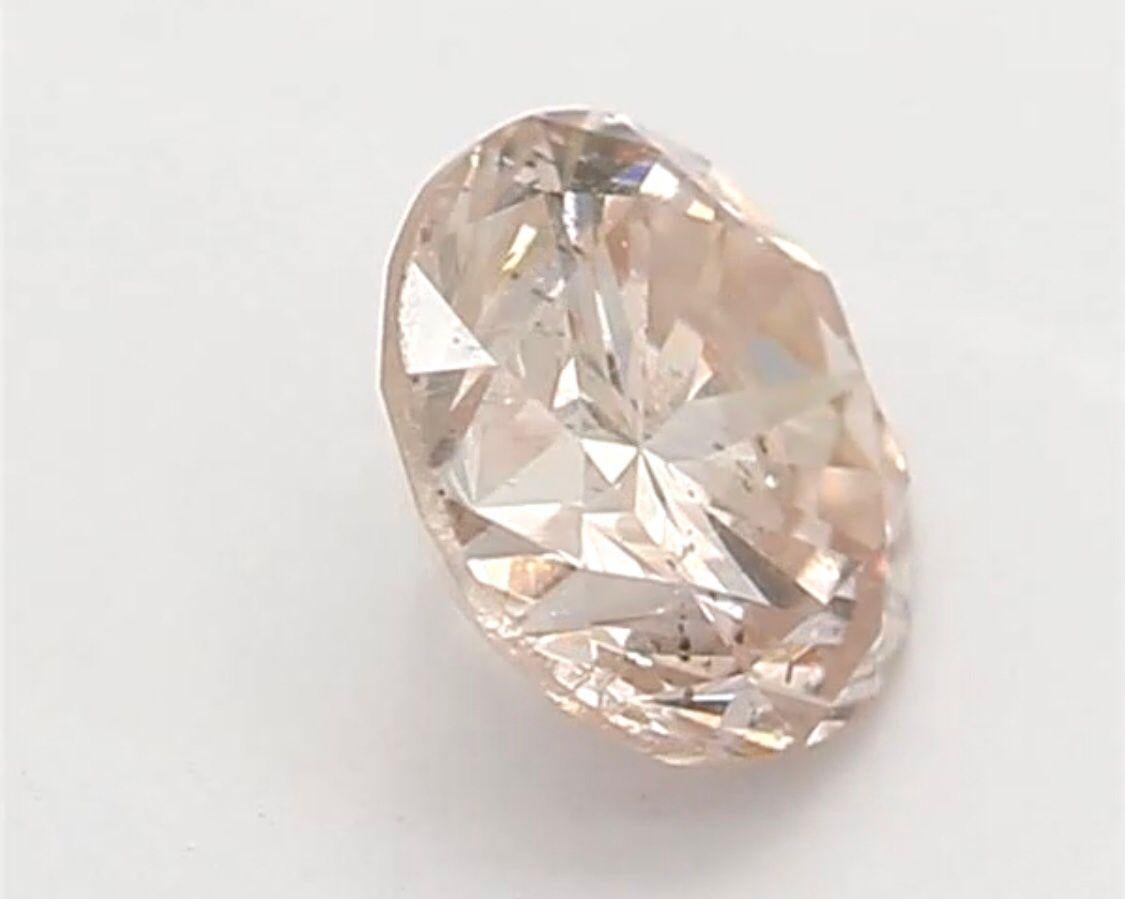 ***100% NATURAL FANCY COLOUR DIAMOND***

✪ Diamond Details ✪

➛ Shape: Round
➛ Colour Grade: Light Orangy Pink
➛ Carat: 0.28
➛ Clarity: SI2
➛ CGL Certified 

^FEATURES OF THE DIAMOND^

Our light orangy-pink round-cut diamond is a type of fancy