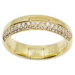 0.285 Carat Diamond Ring G/VS 14k Gold, Brilliant Cut Pave Diamonds