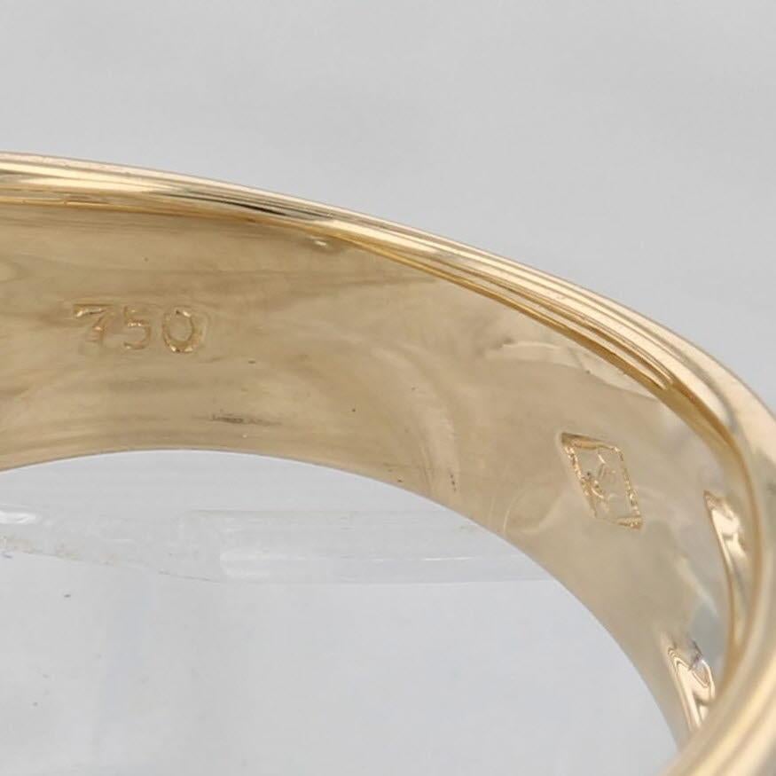 0.28ctw Anillo Orbital de Diamantes Oro Amarillo 18k Talla 7.25 en venta 2
