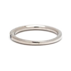 0.28ctw Sapphire & Diamond Band Ring, 14k White Gold, Ring Size 5.75