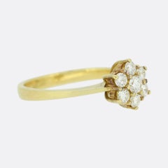 0.29 Carat Diamond Daisy Cluster Ring