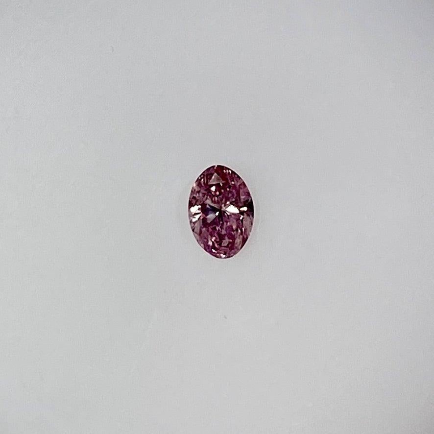 0.29 Carat Oval Cut Diamond Even Loose Pink Argyle Diamond GIA Certified FPP In New Condition For Sale In New York, NY