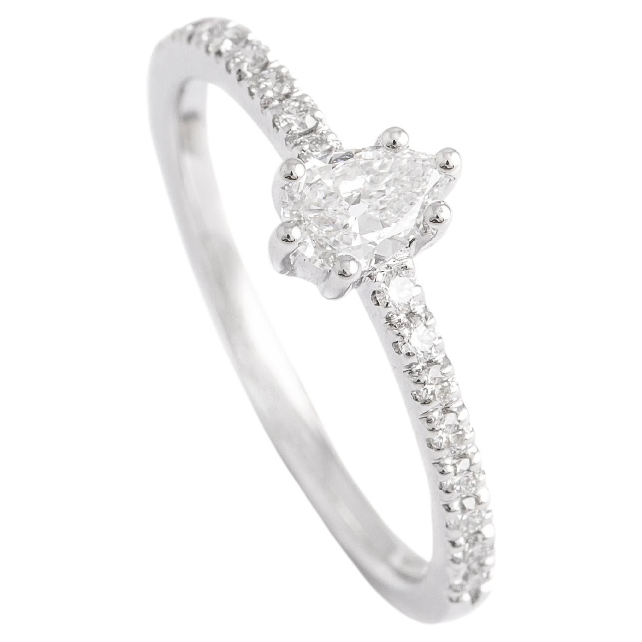 0.295 Carat Diamond Solitaire Ring For Sale