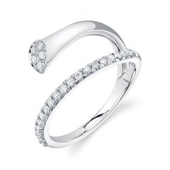 0.29ct Round Brilliant Cut Diamond Wrap Ring