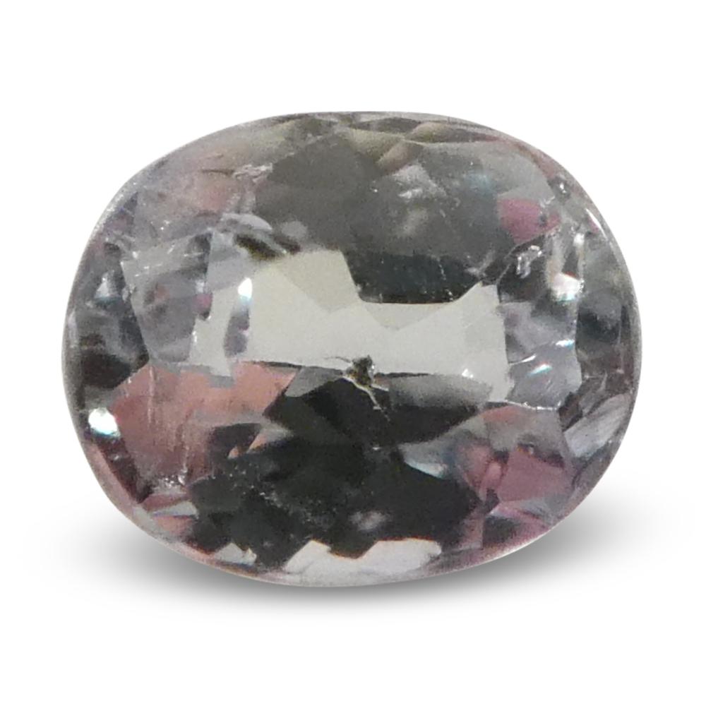 0.2ct Oval Yellowish Green to Greyish Purple Alexandrite from Brazil For Sale 7