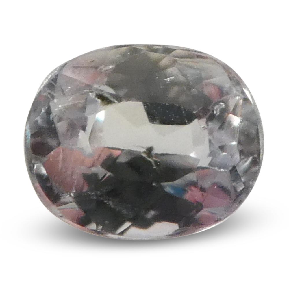 0.2ct Oval Yellowish Green to Greyish Purple Alexandrite from Brazil For Sale 8