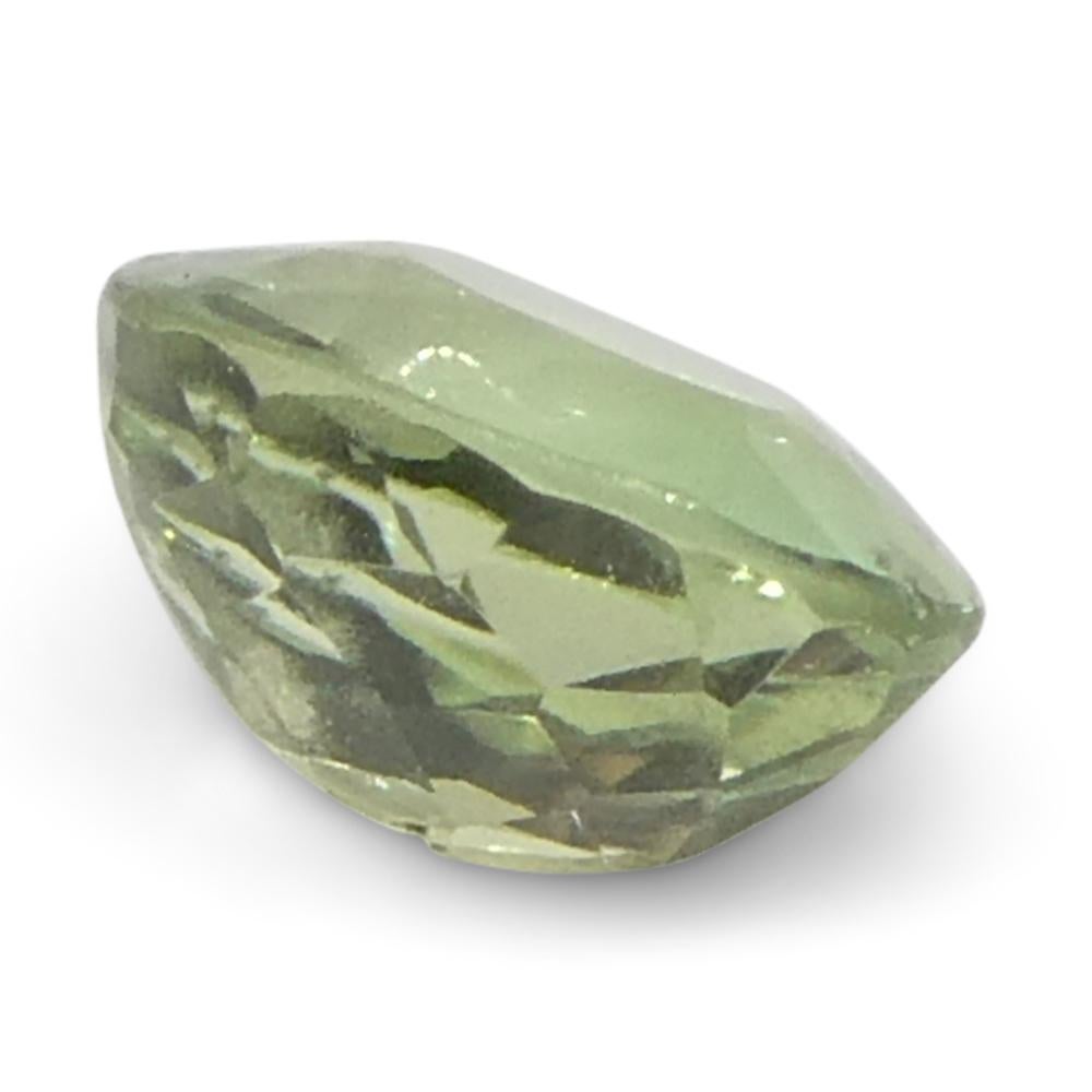 0.2ct Oval Yellowish Green to Greyish Purple Alexandrite from Brazil For Sale 3