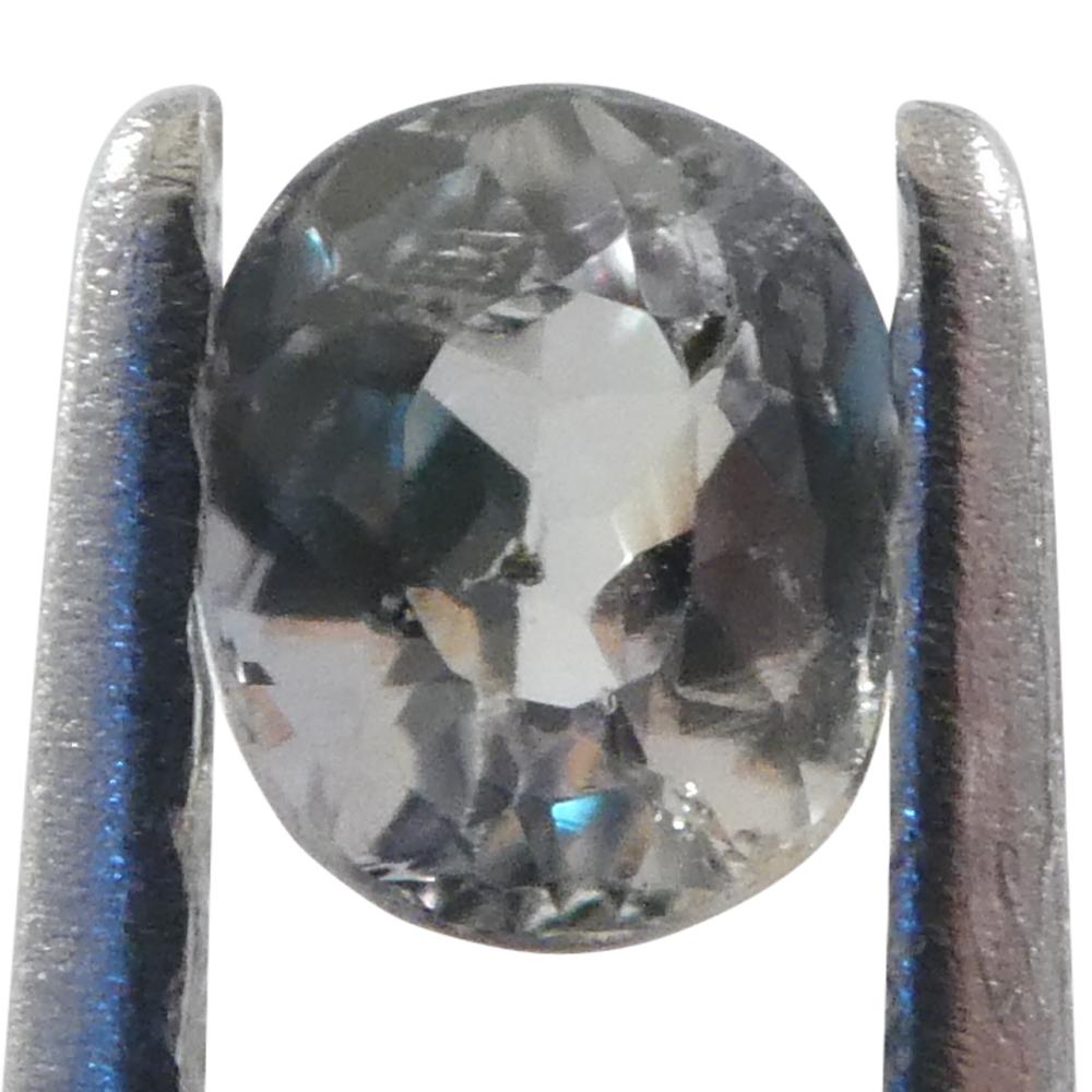 0.2ct Oval Yellowish Green to Greyish Purple Alexandrite from Brazil For Sale 5