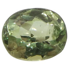 0.2ct Oval Yellowish Green to Greyish Purple Alexandrite from Brazil