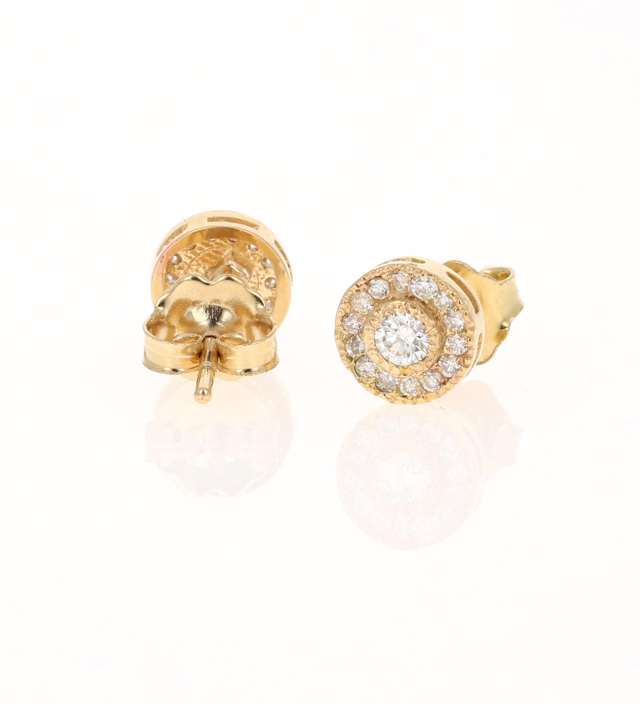 0.30 carat diamond earrings