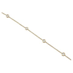 Bracciale con diamanti da 0,30 carati in oro giallo 14 carati, Shlomit Rogel