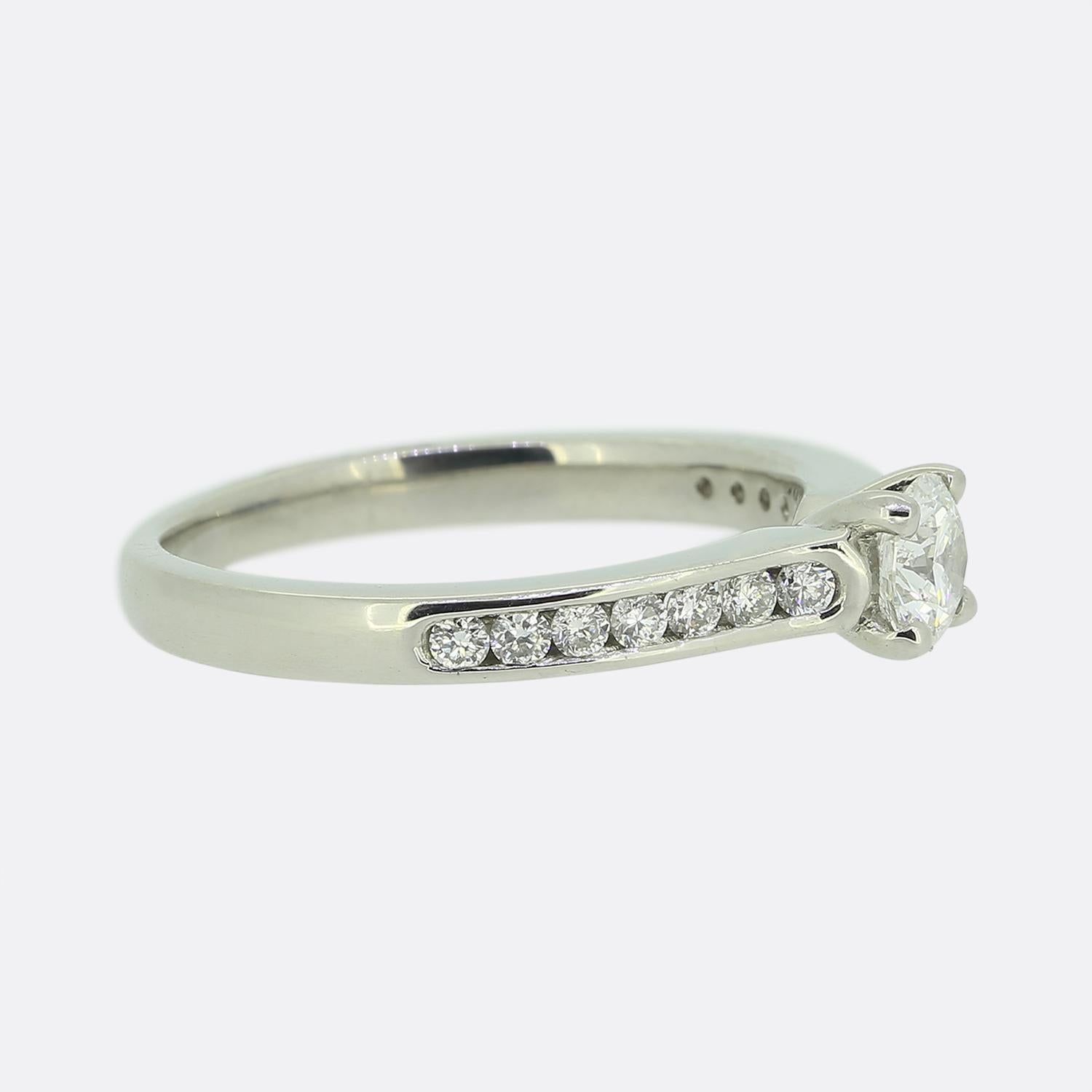 0,30 Karat Diamant-Verlobungsring (Brillantschliff) im Angebot