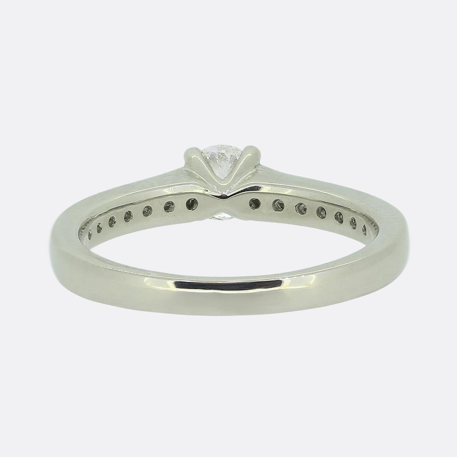 0,30 Karat Diamant-Verlobungsring im Zustand „Gut“ im Angebot in London, GB