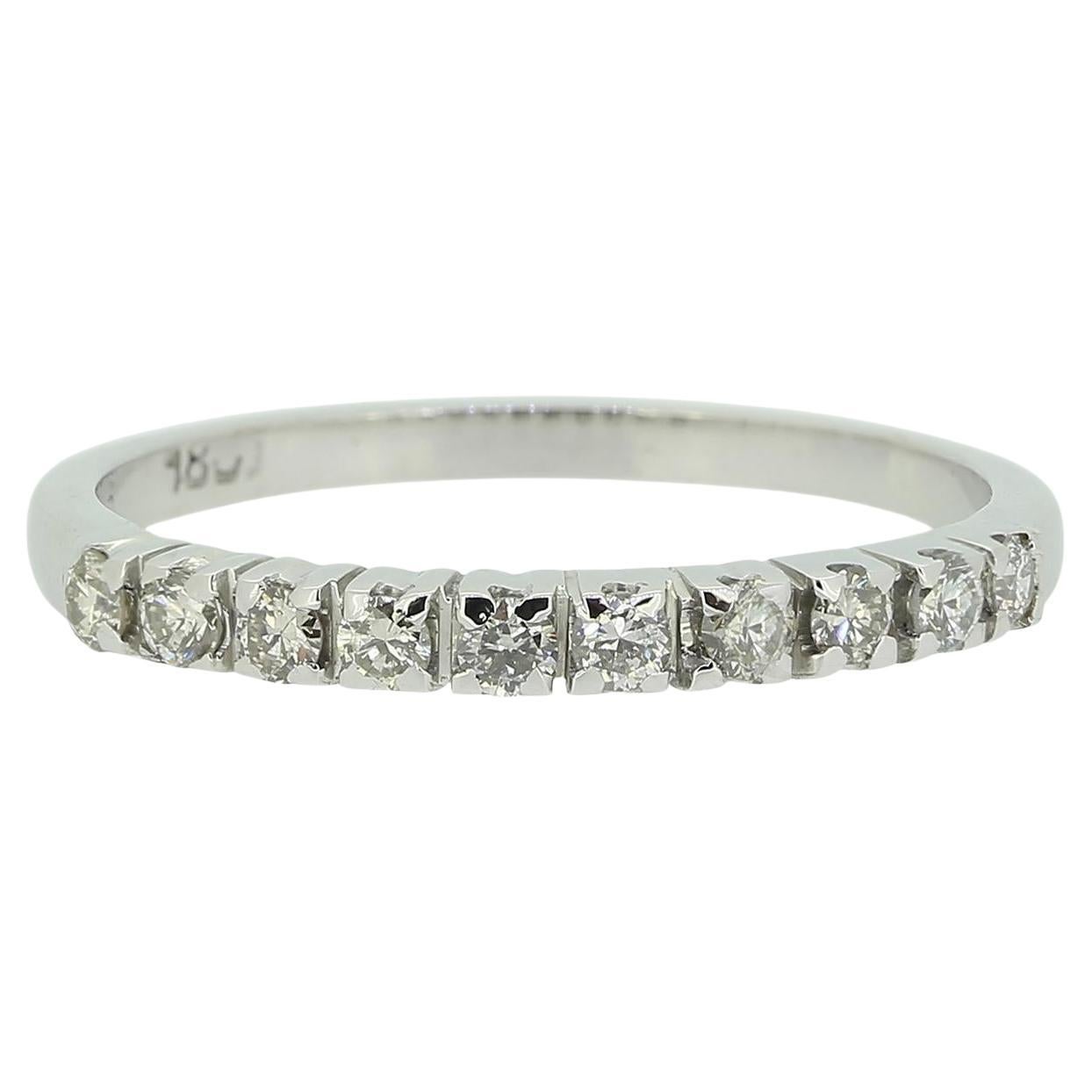 0.30 Carat Diamond Half Eternity Ring