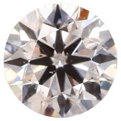Diamant rose pâle de 0,30 carat de taille ronde de pureté VS1 certifié IGI
