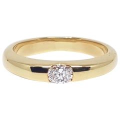 0.30 Carat Yellow Gold Diamond Engagement Ring