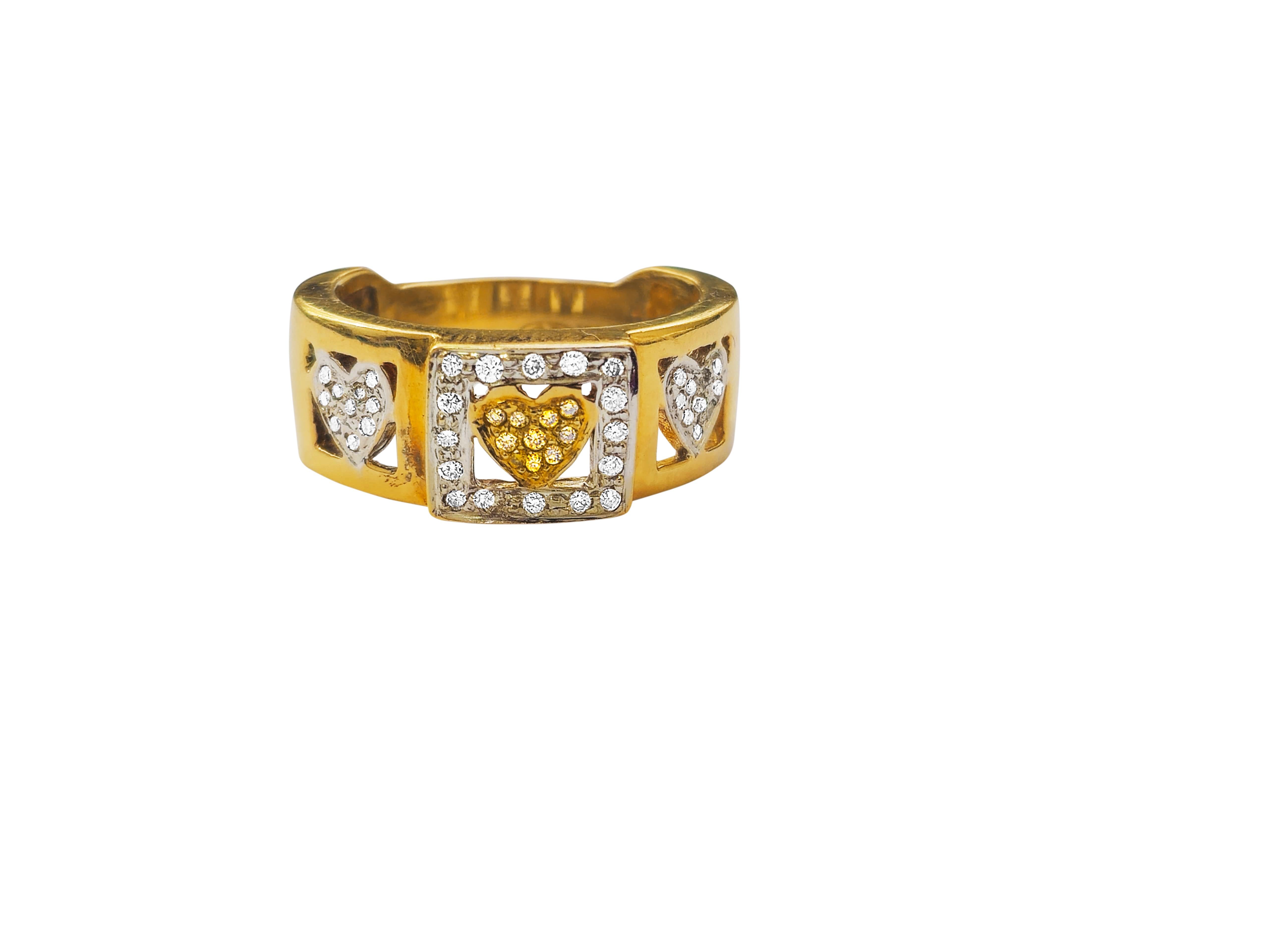 Round Cut 0.30ct Diamond Ring in 14k Yellow Gold For Sale