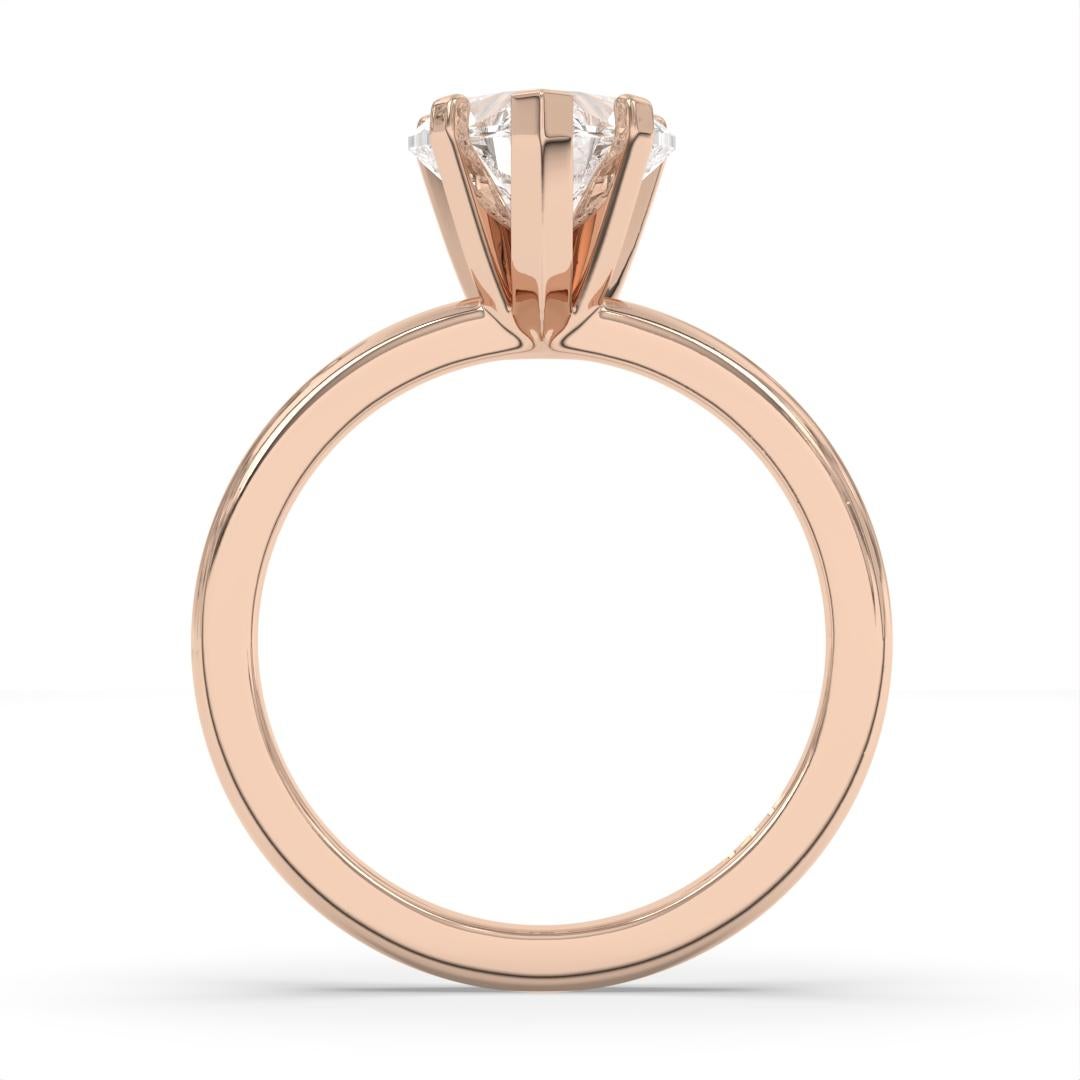 0.30CT Heart Cut Solitaire GH Color SI Clarity Natural Diamond Wedding Ring, 14k Gold.

Specification:
Brand: Aamiaa
Metal: White Gold, Yellow Gold, and Rose Gold
Metal Purity: 14k
Design: Solitaire
Carat Weight: 0.30CT
Diamond Color: