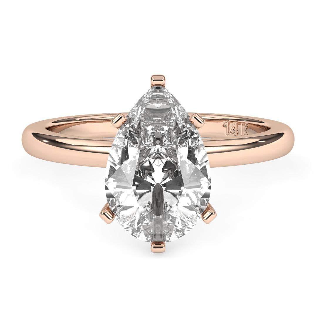 0.30CT Pear Cut Solitaire GH Color I1 Clarity Natural Diamond Wedding Ring 14k Gold.

Specification:
Brand: Aamiaa
Metal: White Gold, Yellow Gold, Rose Gold
Metal Purity: 14k
Design: Solitaire
Carat Weight: 0.30CT
Diamond Color: GH-Color
Diamond