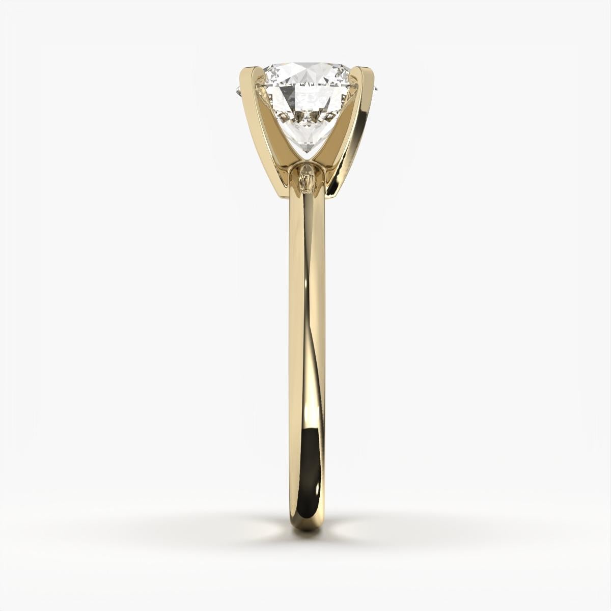 Bague de mariage solitaire de 0,30 carat, pureté GH-I1 en vente 3