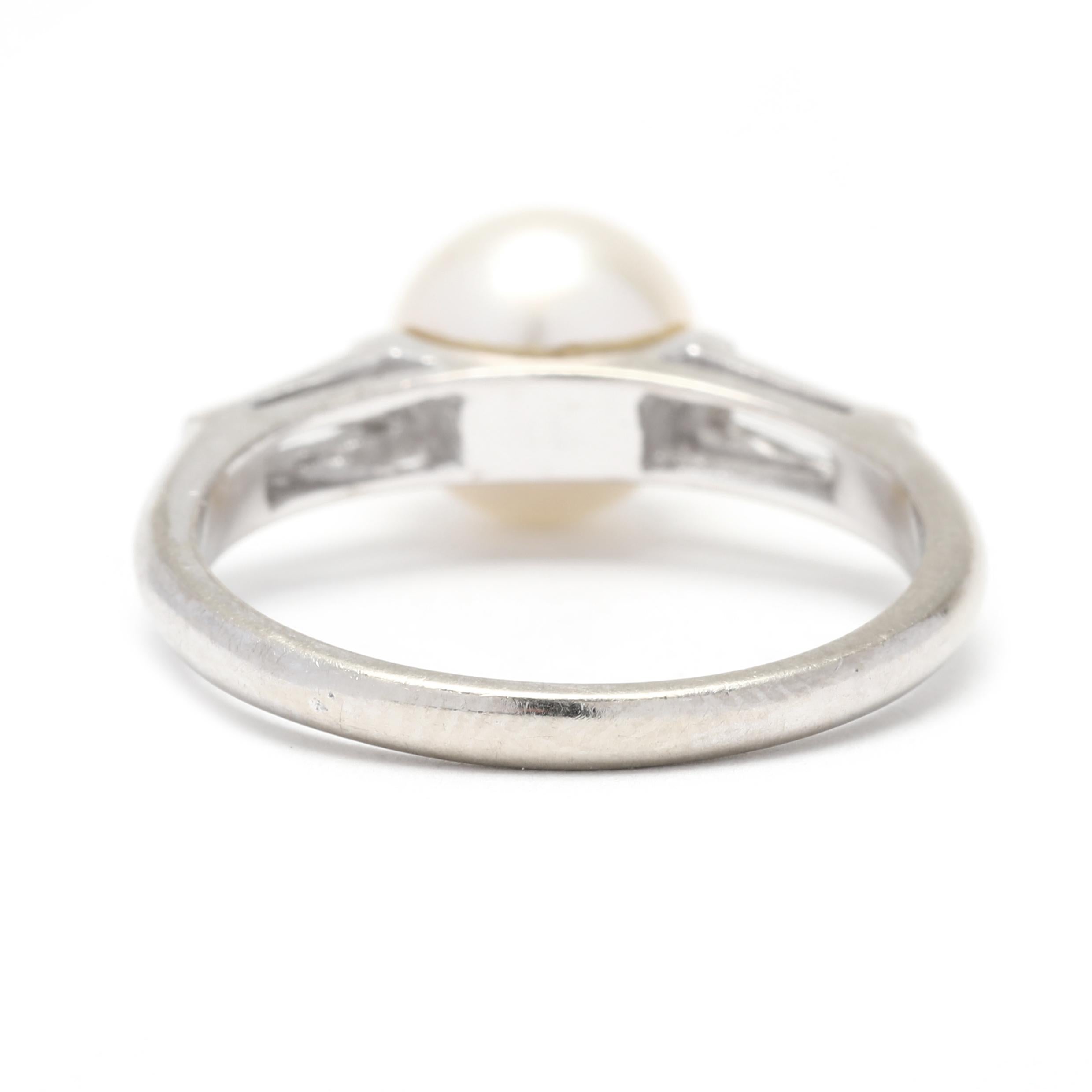 vintage pearl engagement rings