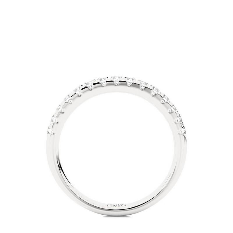 Round Cut 0.31 Carat Diamond 1981 Classic Collection Ring in 14K White Gold For Sale