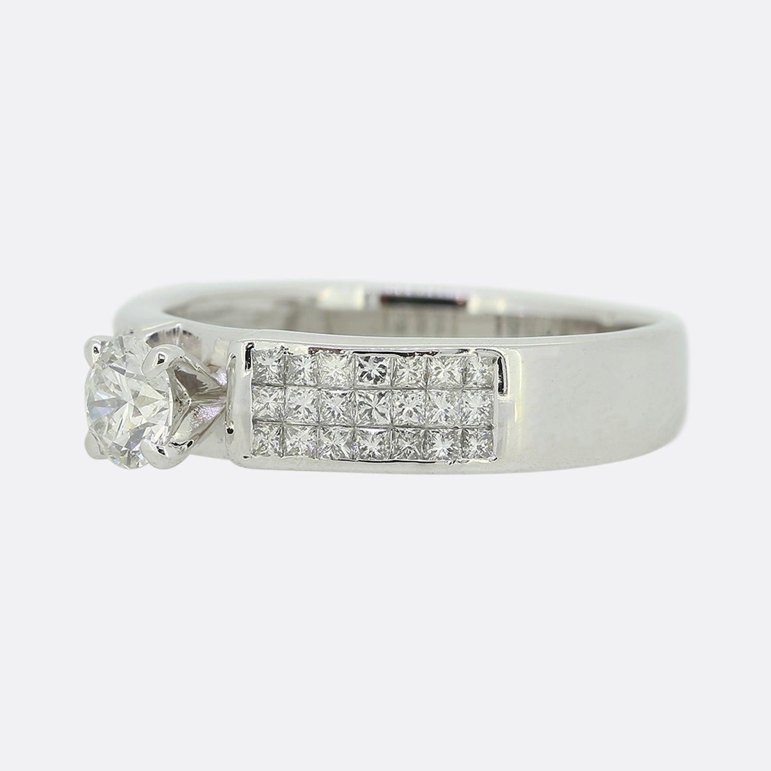 0,31 Karat Diamant Solitär Verlobungsring im Zustand „Gut“ im Angebot in London, GB