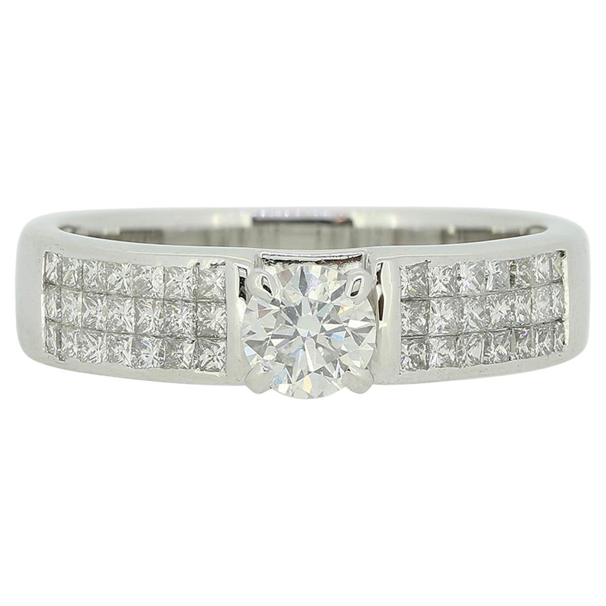 0.31 Carat Diamond Solitaire Engagement Ring