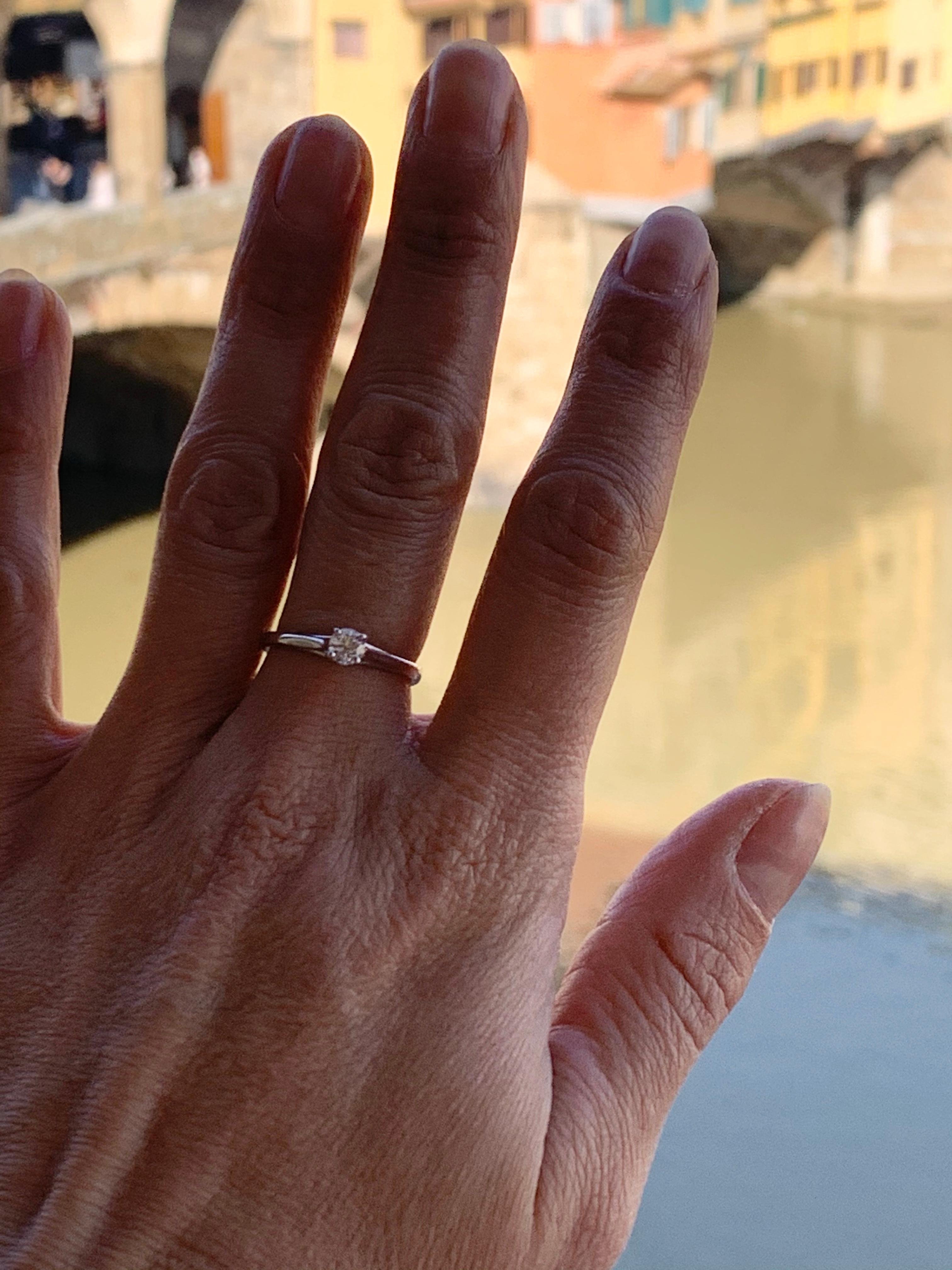 0.32 carat diamond ring