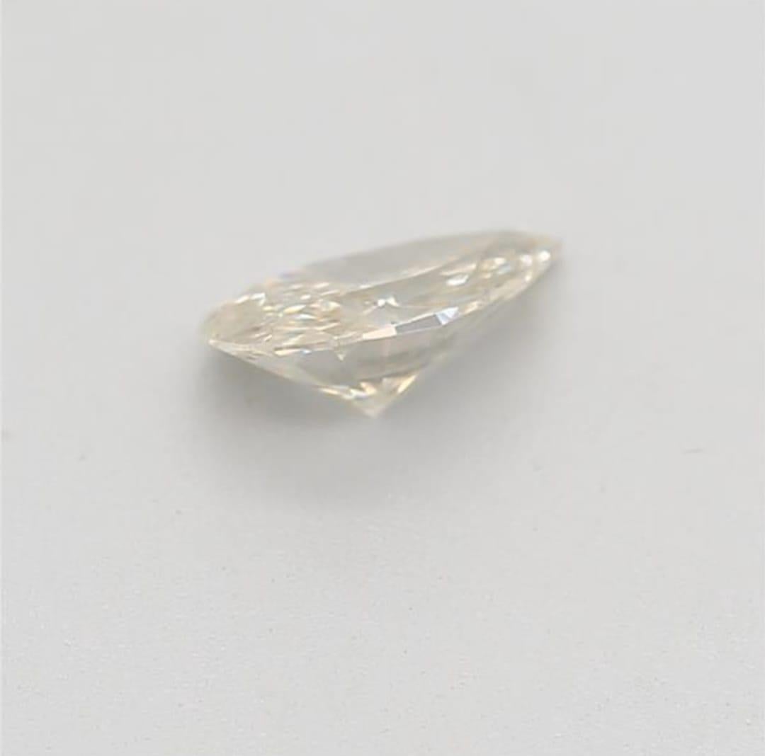 Diamant en forme de poire de 0,32 carat, pureté VS2, certifié GIA  Unisexe en vente