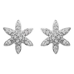 0.32 Round Brilliant Cut Diamond Earrings