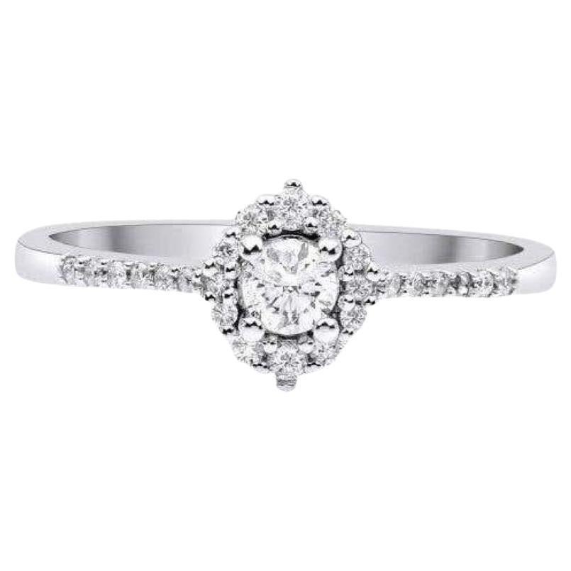 0.32 ct Anillo de compromiso de diamantes de inspiración vintage