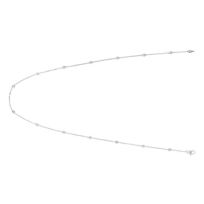 0.collier de diamants de 33 carats G SI en or blanc 14K 14 pierres 20 pouces

diamants 100 % naturels, non rehaussés de quelque manière que ce soit Collier de diamants taille ronde au mètre carré
0.33CT
G-H
SI
or blanc 14K, style lunette
20 pouces