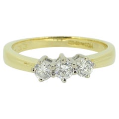 0.33 Carat Diamond Three Stone Ring