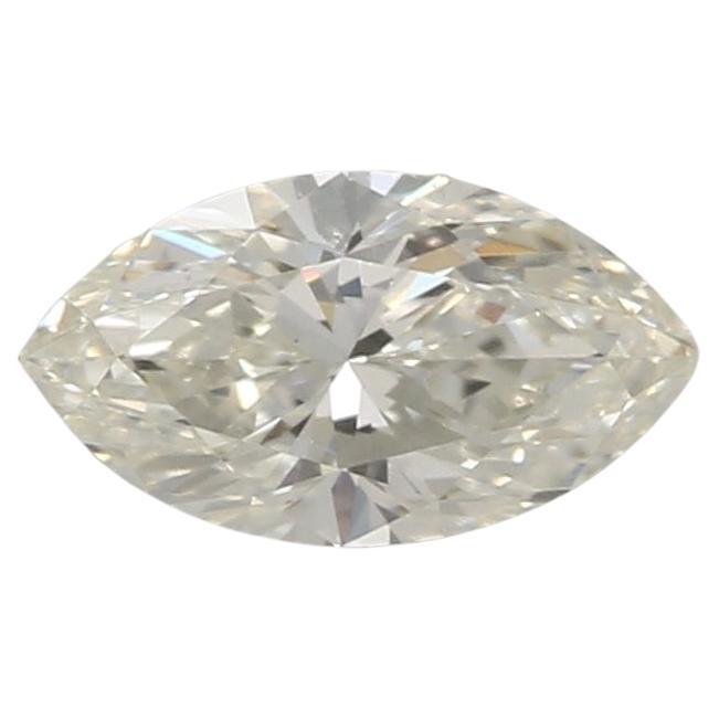 Diamant de forme marquise de 0,33 carat, pureté VS1, certifié IGI en vente