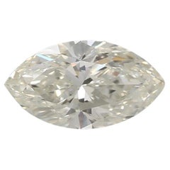 Diamant de forme marquise de 0,33 carat, pureté VS1, certifié IGI