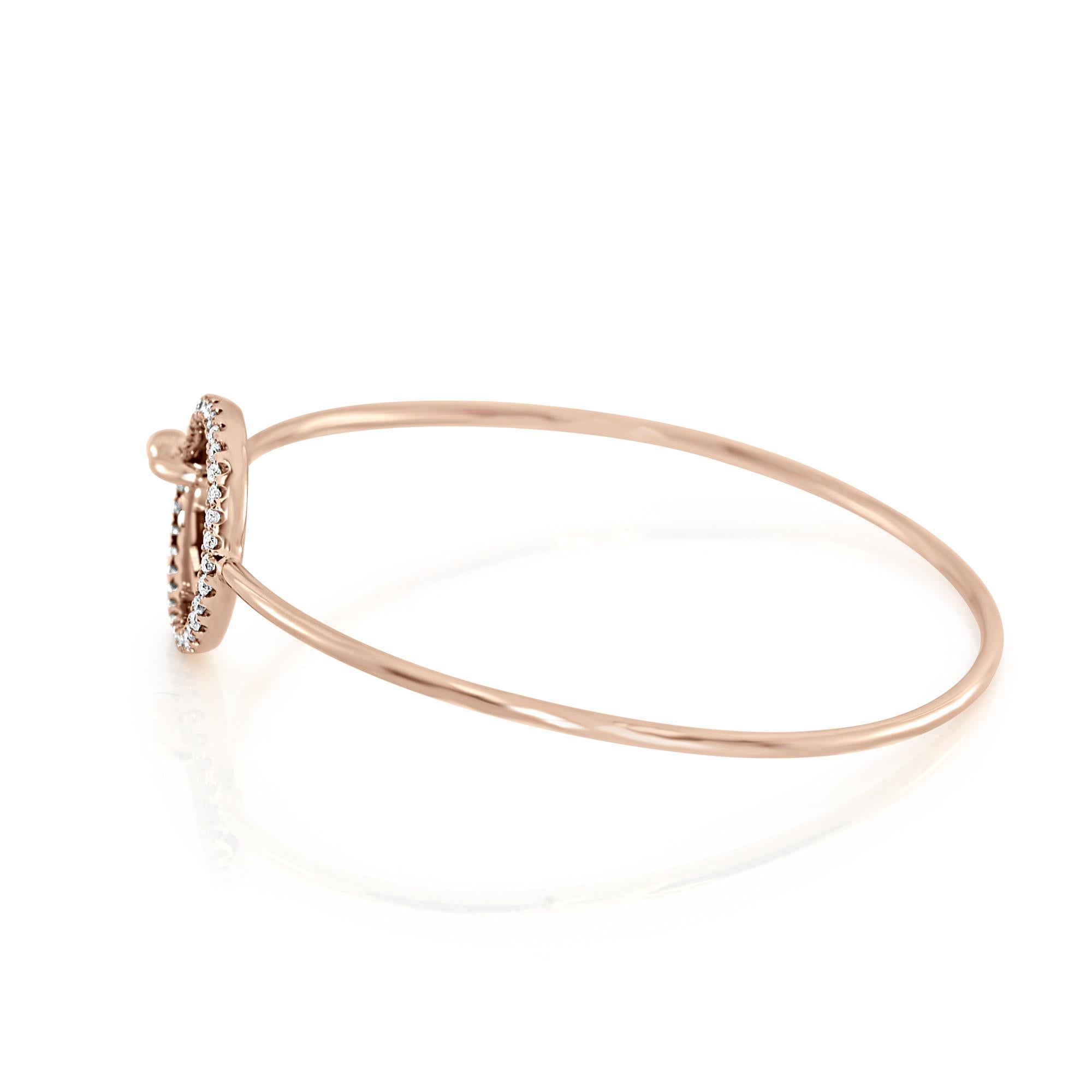 32 White Round Pink Diamonds: 0.33 Carats
Metal: 18K Rose Gold, 4.70 Grams
