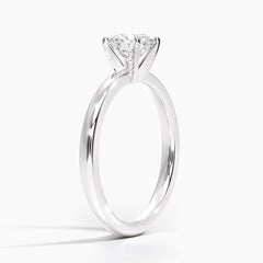 0.33 Carat Round Diamond 4-Prong Ring in 14k Yellow Gold