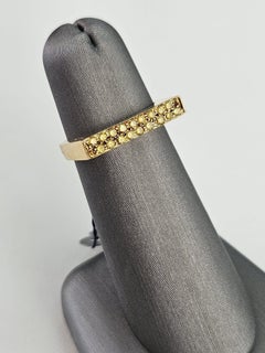 0.33 cts Canary Diamond Band Ring