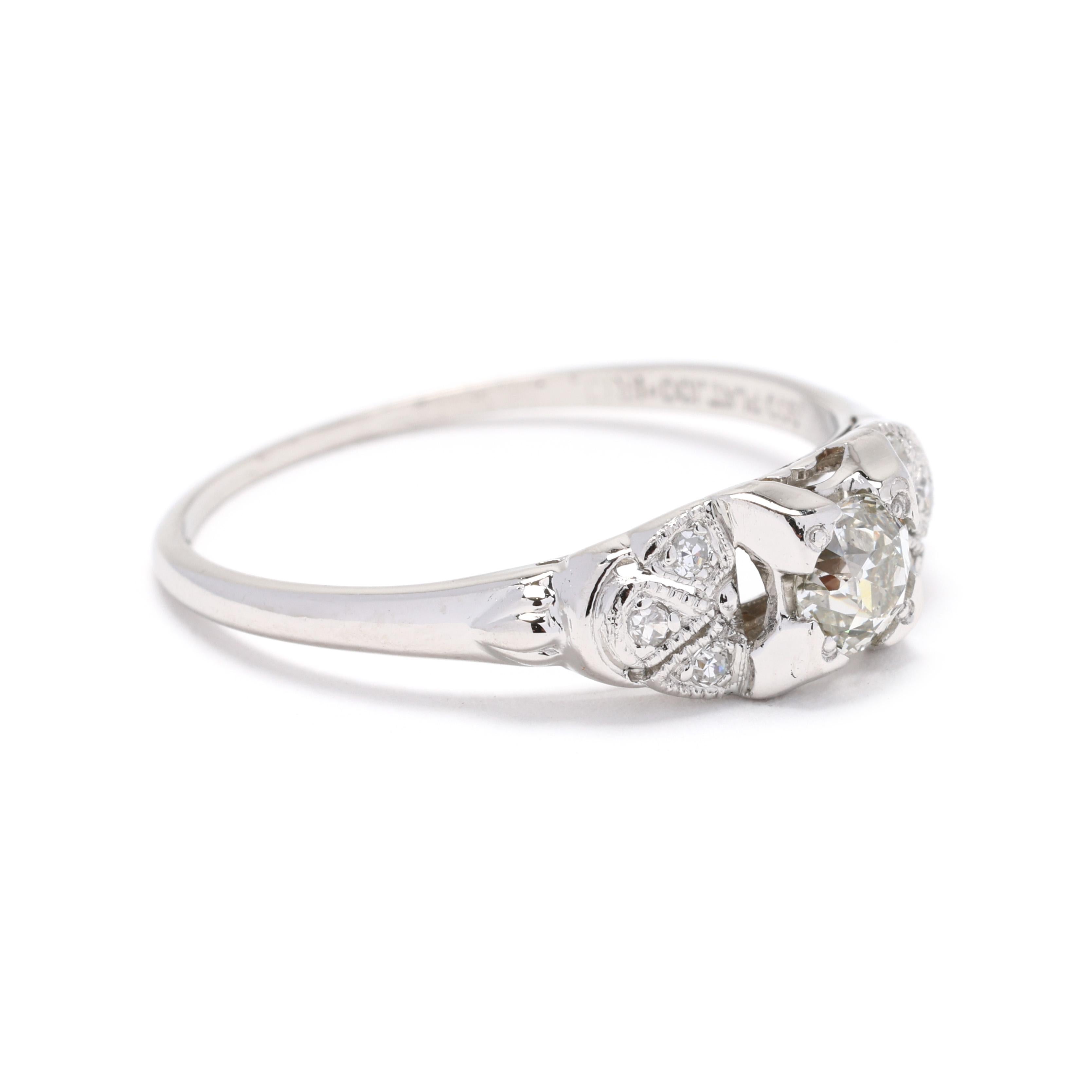 Entdecken Sie die Eleganz unseres diamantenen Verlobungsrings mit 0,33 Karat, der sorgfältig aus hochwertigem Platin gefertigt ist. Dieser Ring verkörpert Raffinesse und zeitlose Schönheit und eignet sich perfekt, um Ihre ewige Liebe zu zelebrieren.
